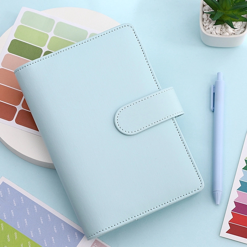 PU Leather A6 Budget Planner Binder Notebook 15