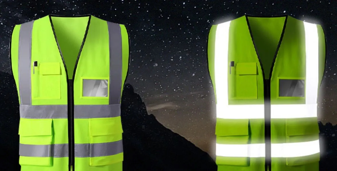Reflective Vest, custom uniform with logo imprint 6