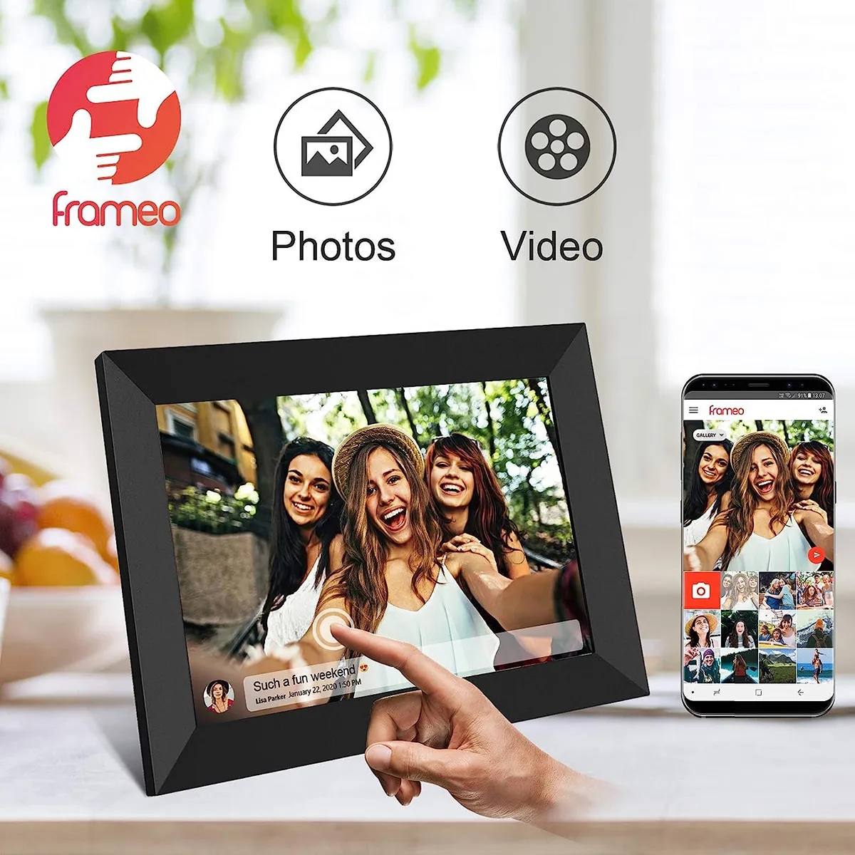 10.1 Inch Smart WiFi Digital Photo Frame 4