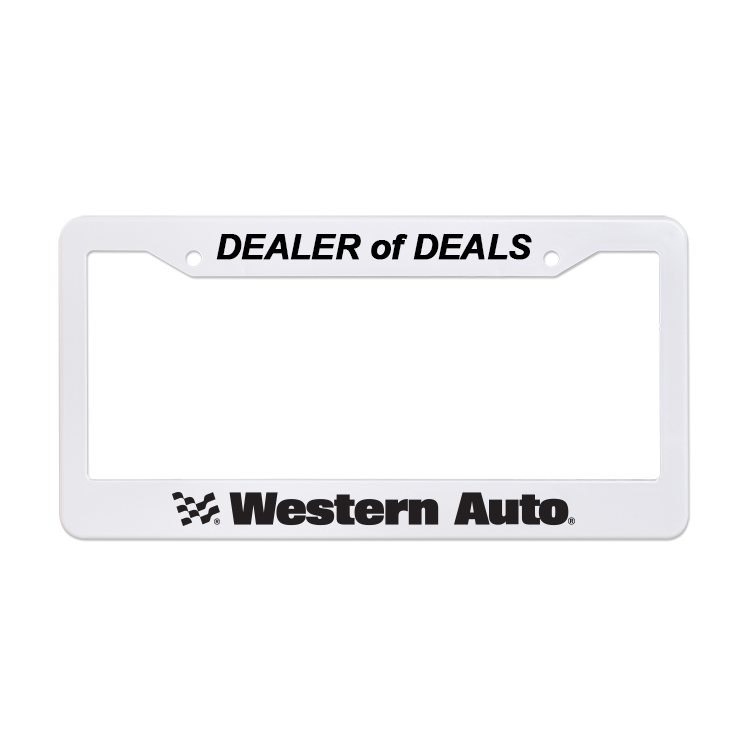 High Impact License Plate Frame 6