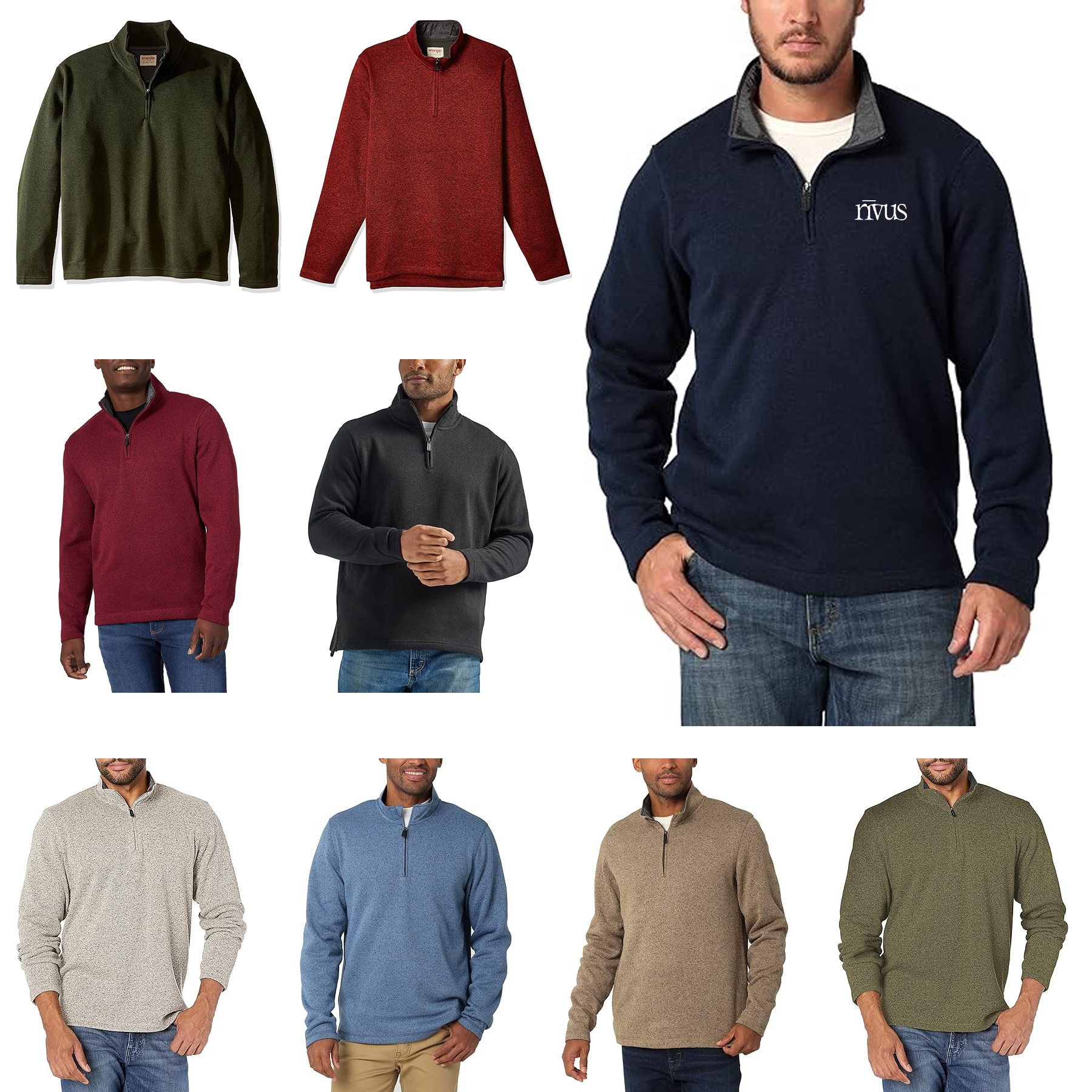 Men's Fleece Sweater, custom hoodie or sweatshirt with logo imprint 2