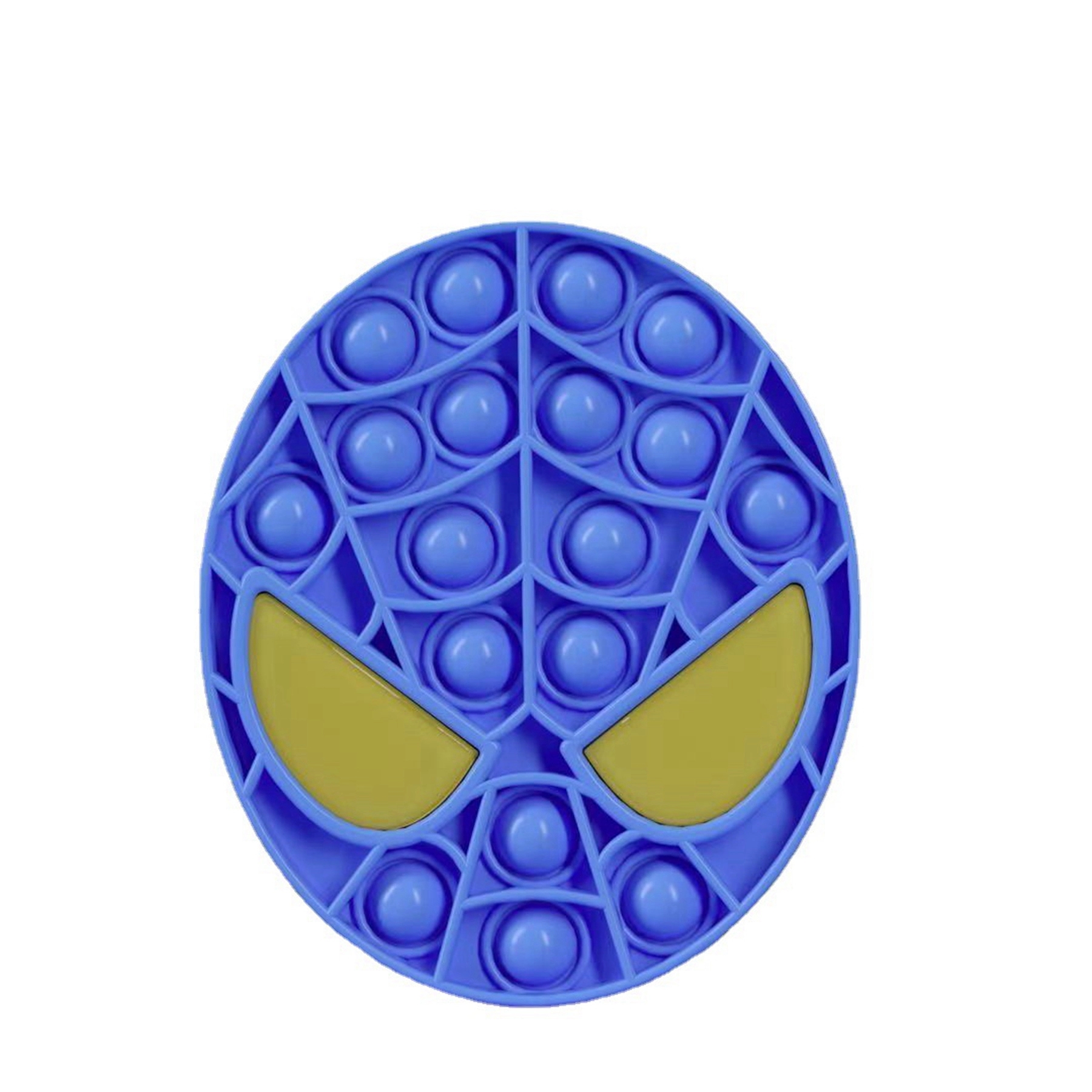 Super Man Shape Push Pop Bubble Ball Toy 11