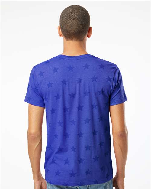 Unisex Star Print Tee - 3929 33