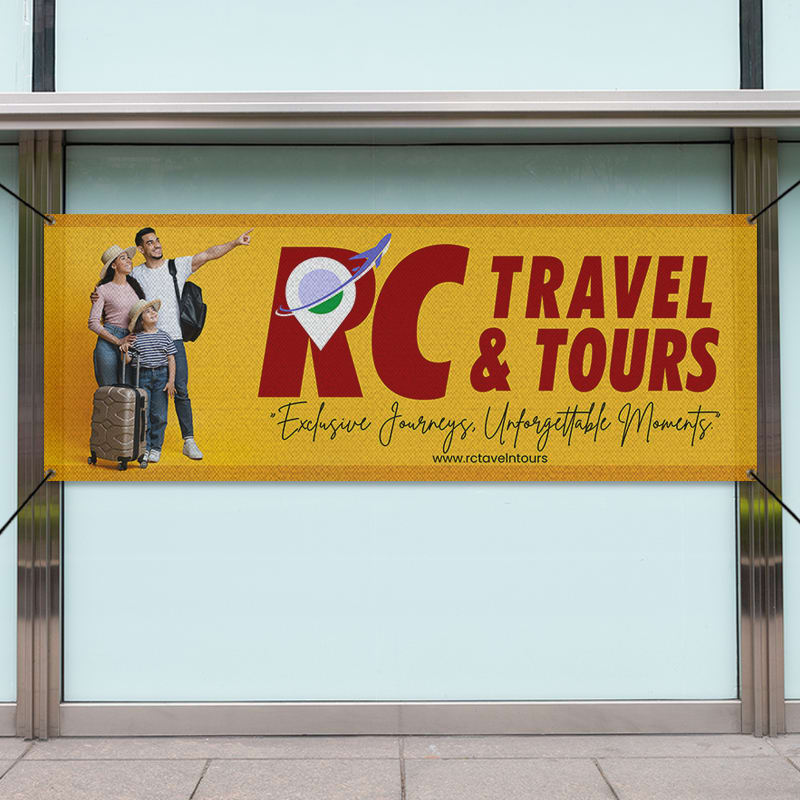 Custom 3' X 8' Mesh Banners 3