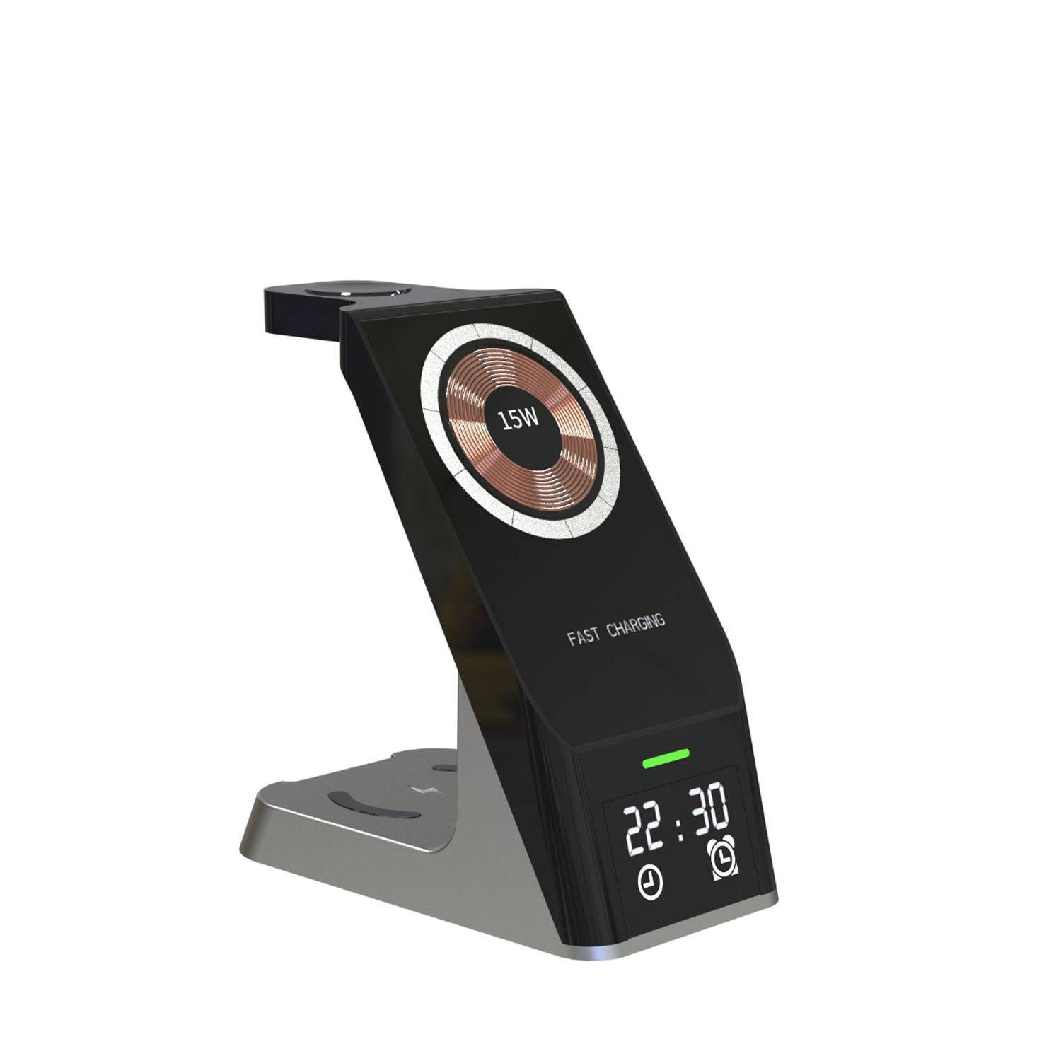 Magnetic Compact Wireless Charger w/ Clock 7