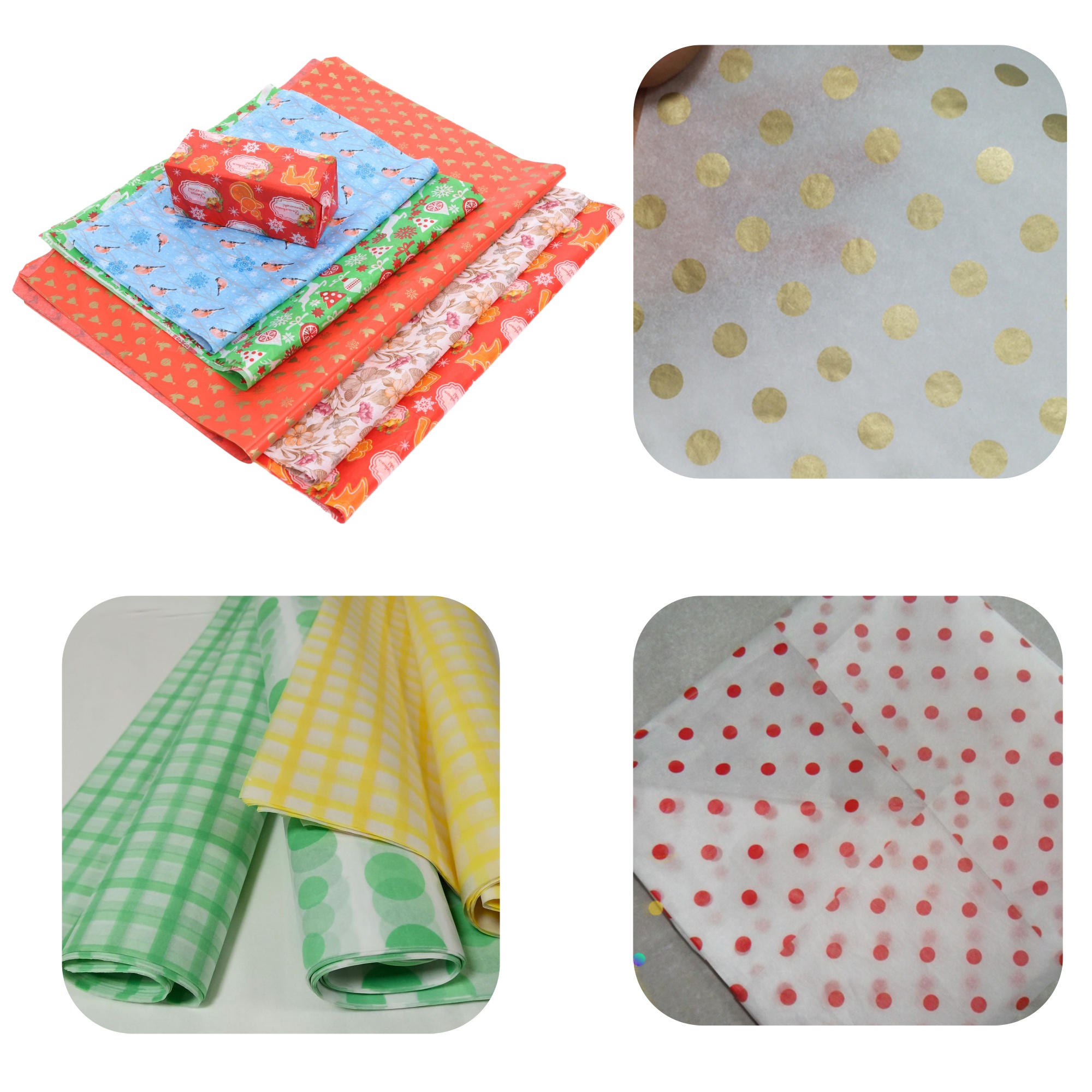 Custom Printed Tissue Paper for Wrapping 40Gsm 3