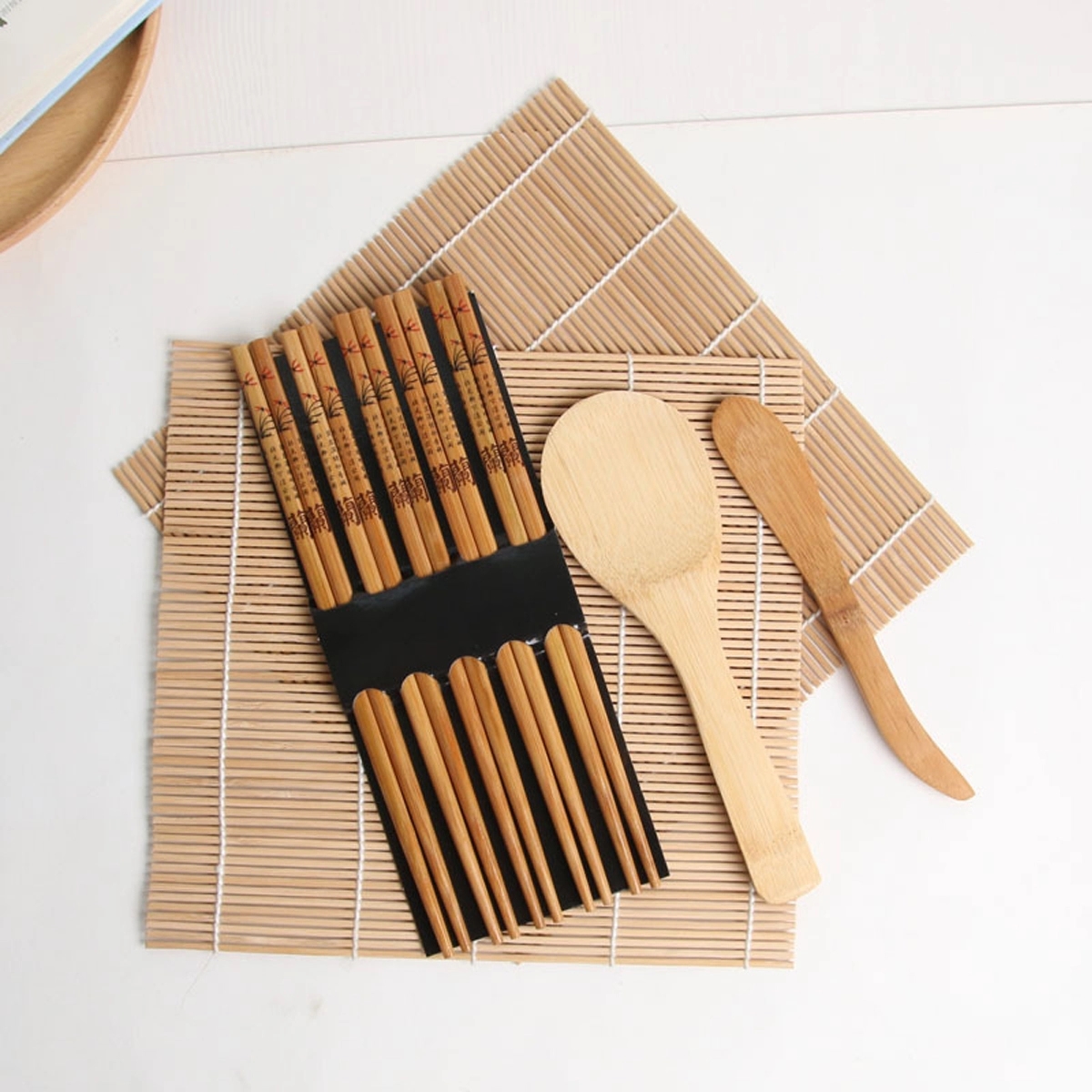 9 Pcs Premium Bamboo Sushi Making Kit 3