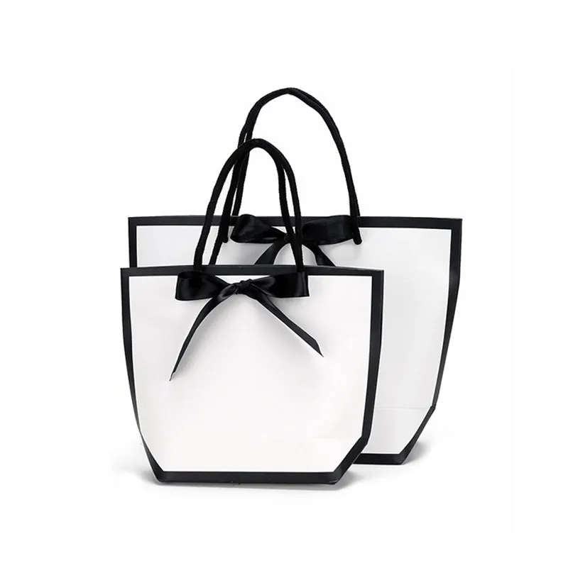 Paper Gift Wrap Tote Bag Practical for Shopping or Events 2