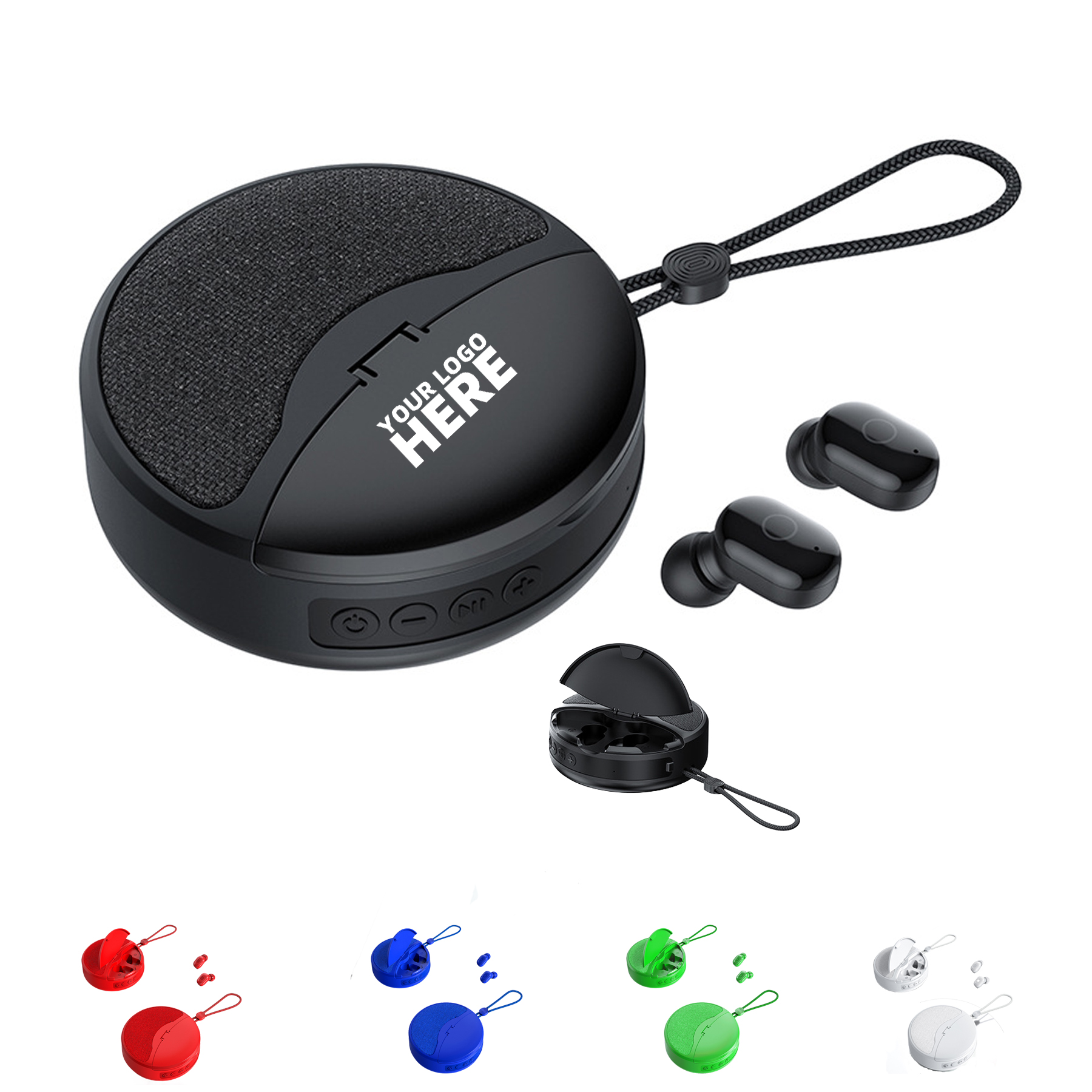 Bluetooth Speaker with Earbuds 2