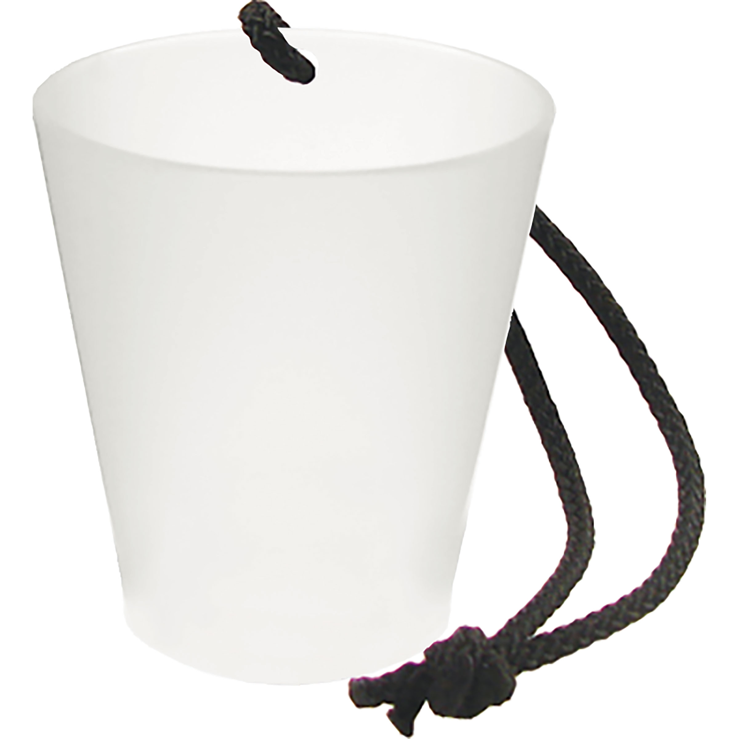 1.5oz Plastic Bottle Neck Hanging Sidecar Shot Glass with Black Rope 15