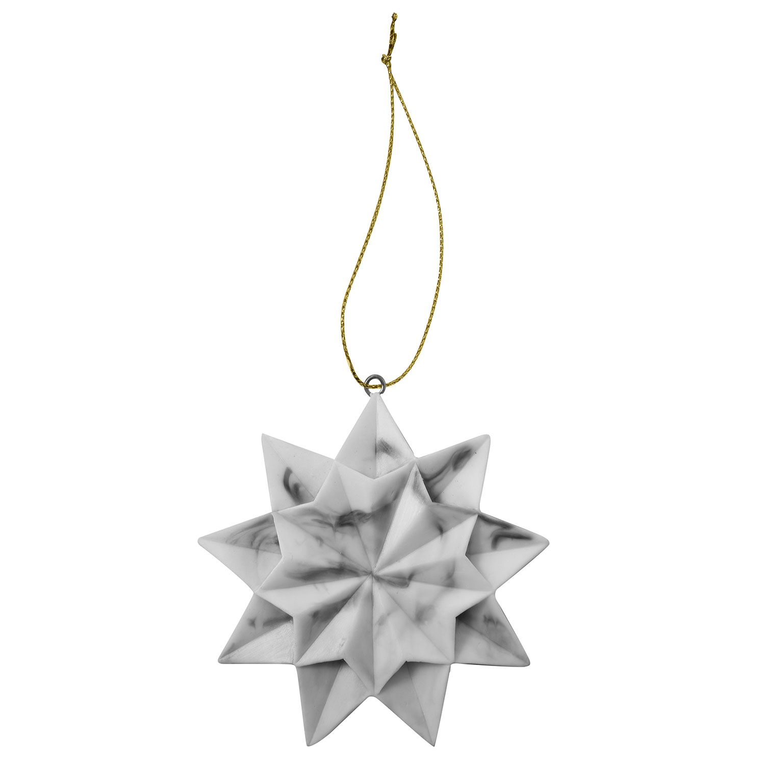 Pinnacle Express Ornament with metallic gold string 1