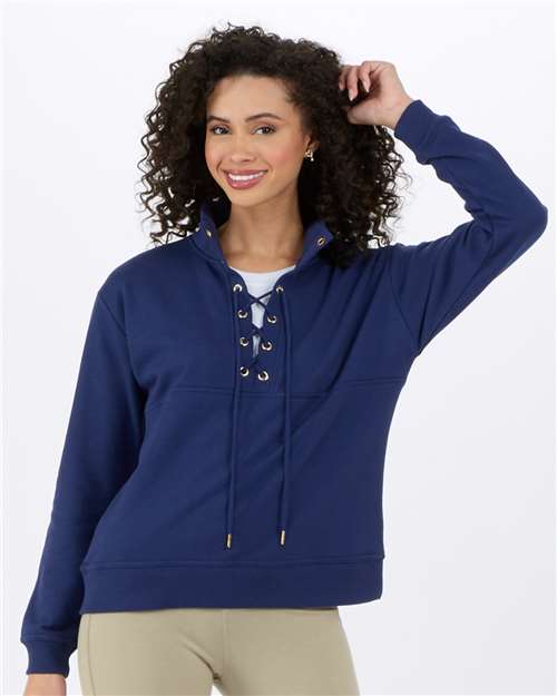 Women's Lace Up Pullover - BW5401 30