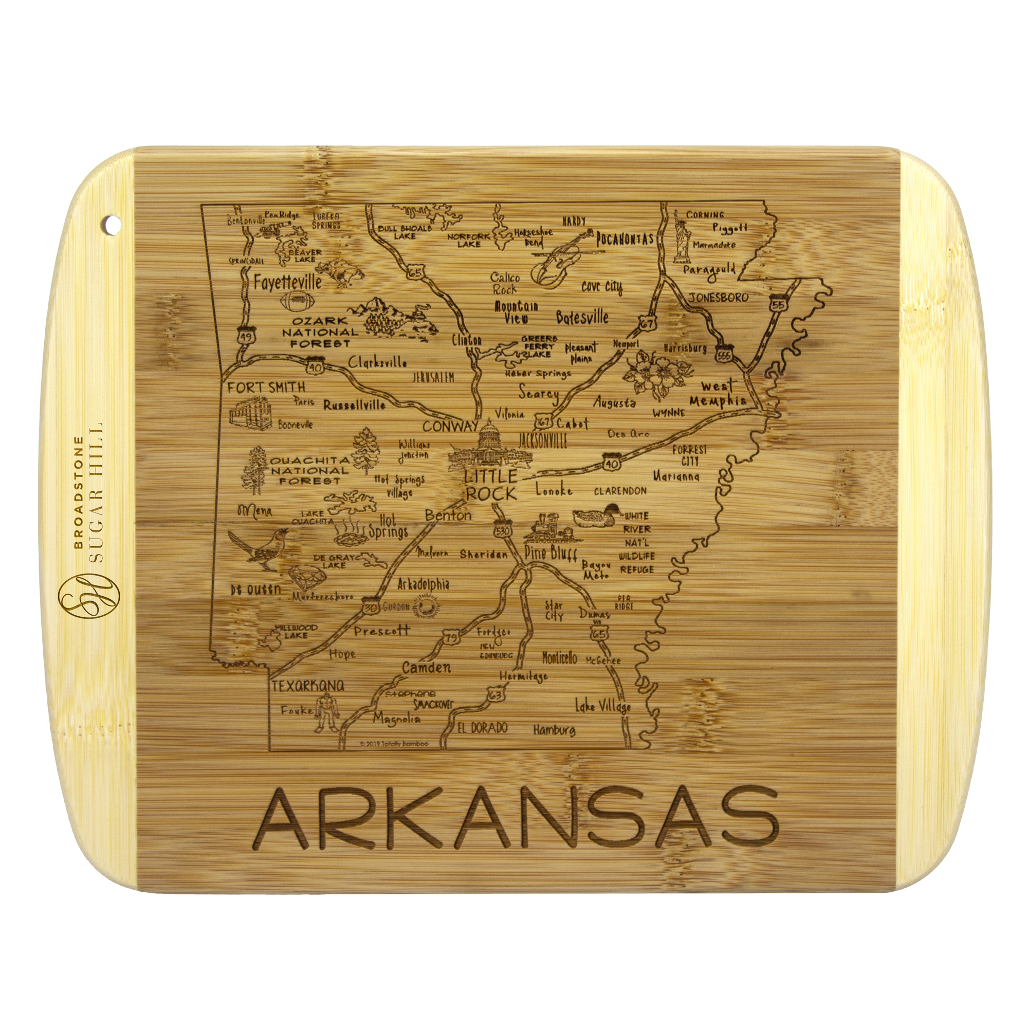 A Slice of Life Arkansas Serving & Cutting Board