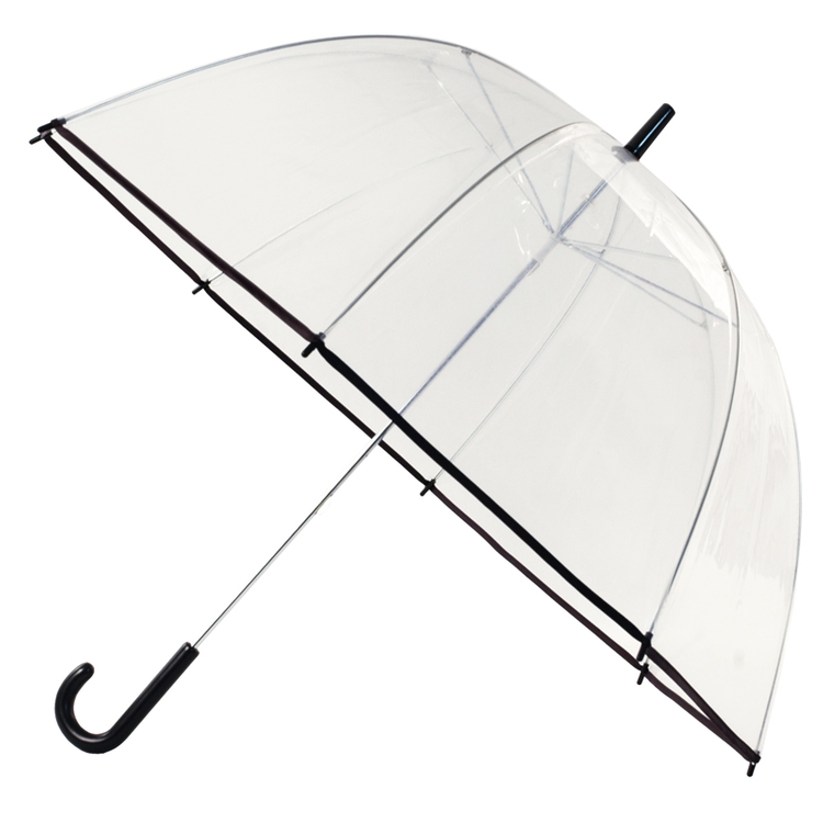 The 47" Clear Bubble Umbrella with Hook Handle 1