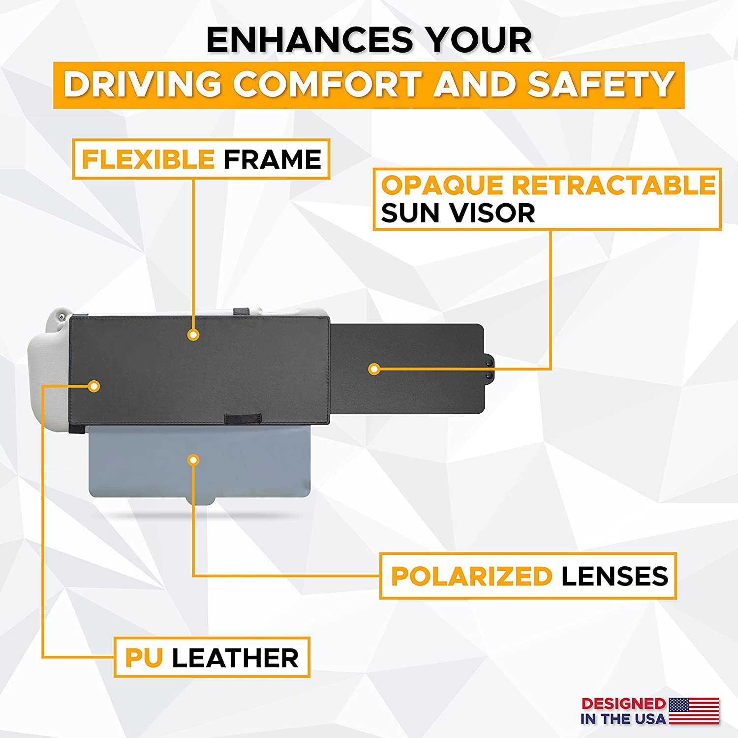 Retractable Car Sun Visor Extender 3