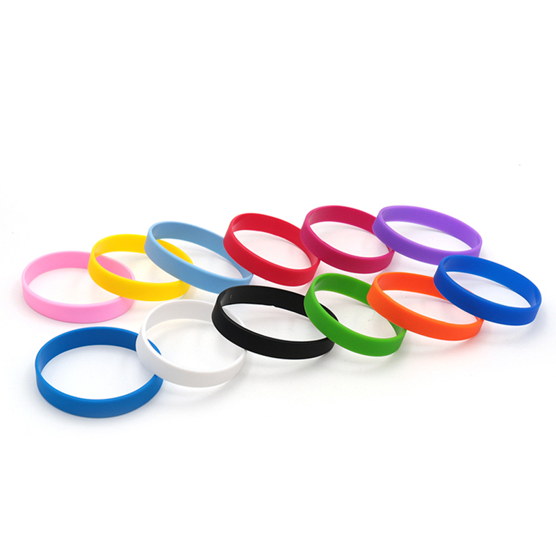 Decorative Silicone Wristbands Silicone Bracelets 5