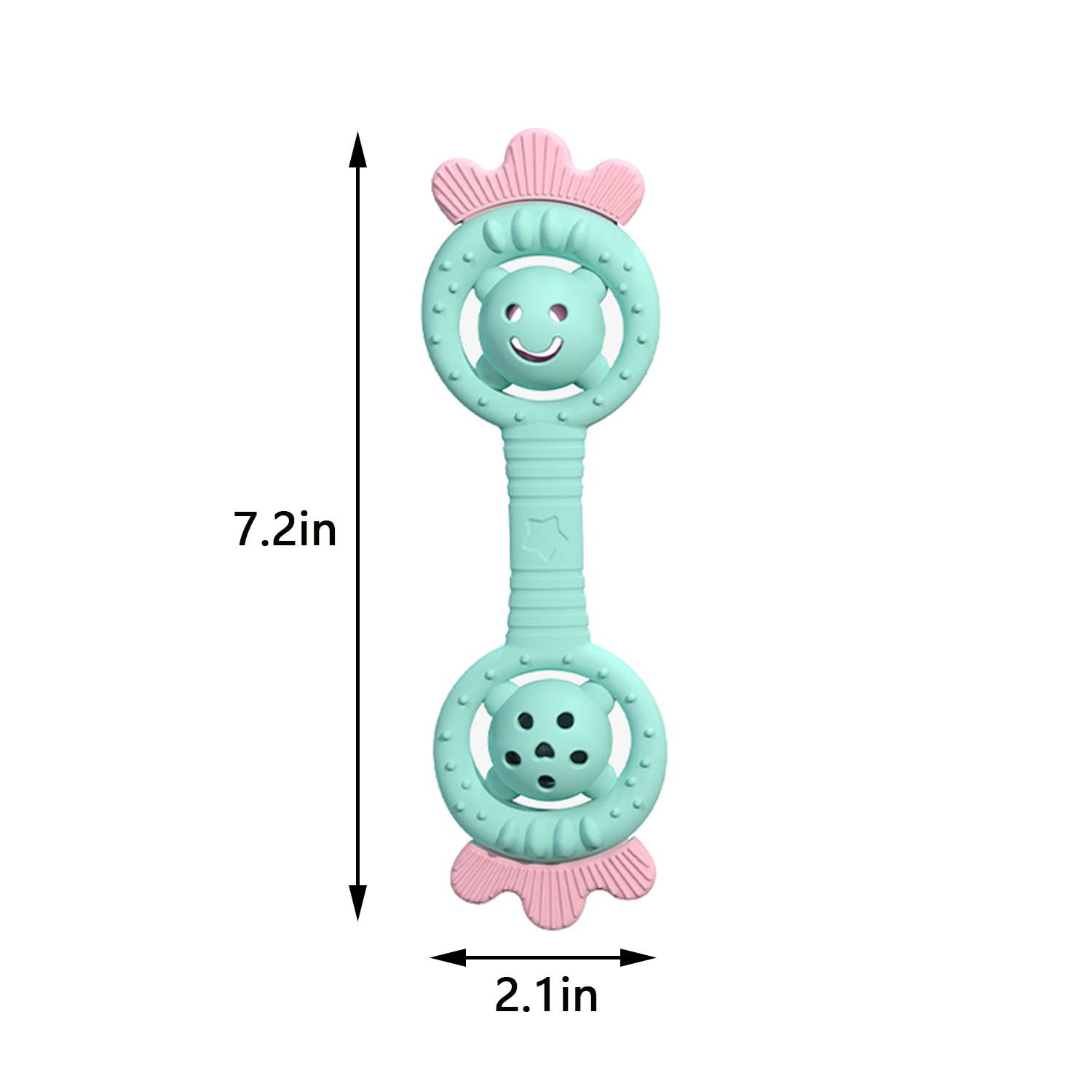Silicone Baby Rattling Teething Toys 2