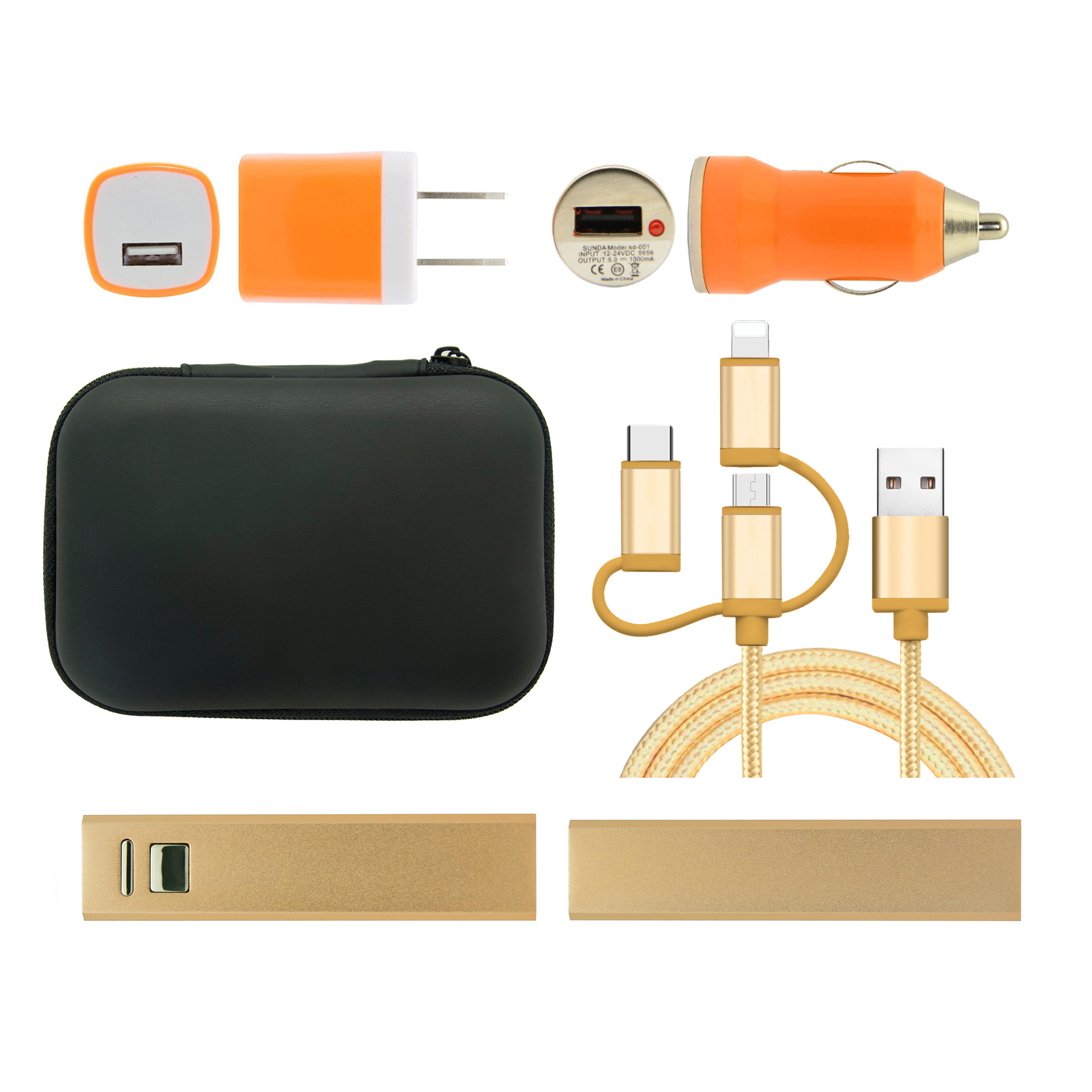 Bugatti Charging Set (4 in 1 Set) 1800Mah 6