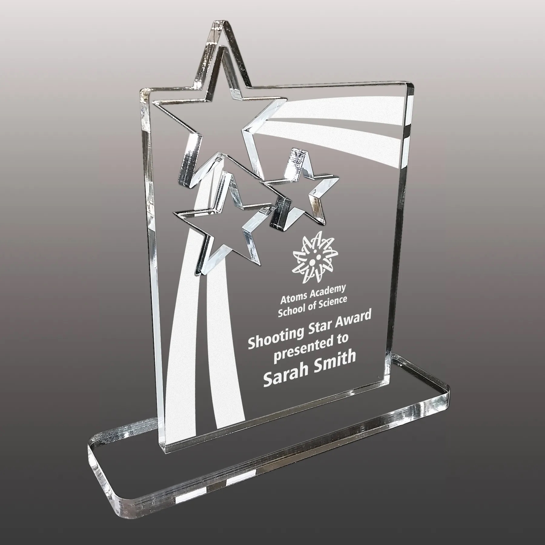 Acrylic Star Award - Laser Etched