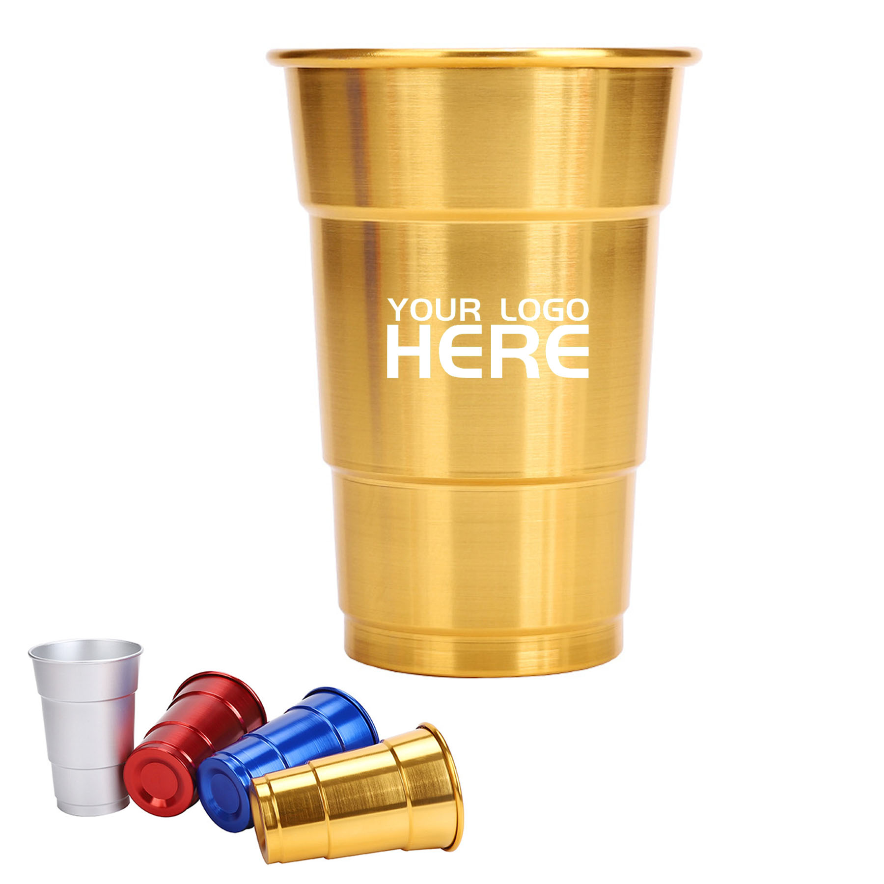 Reusable Aluminum Beer Cup 2
