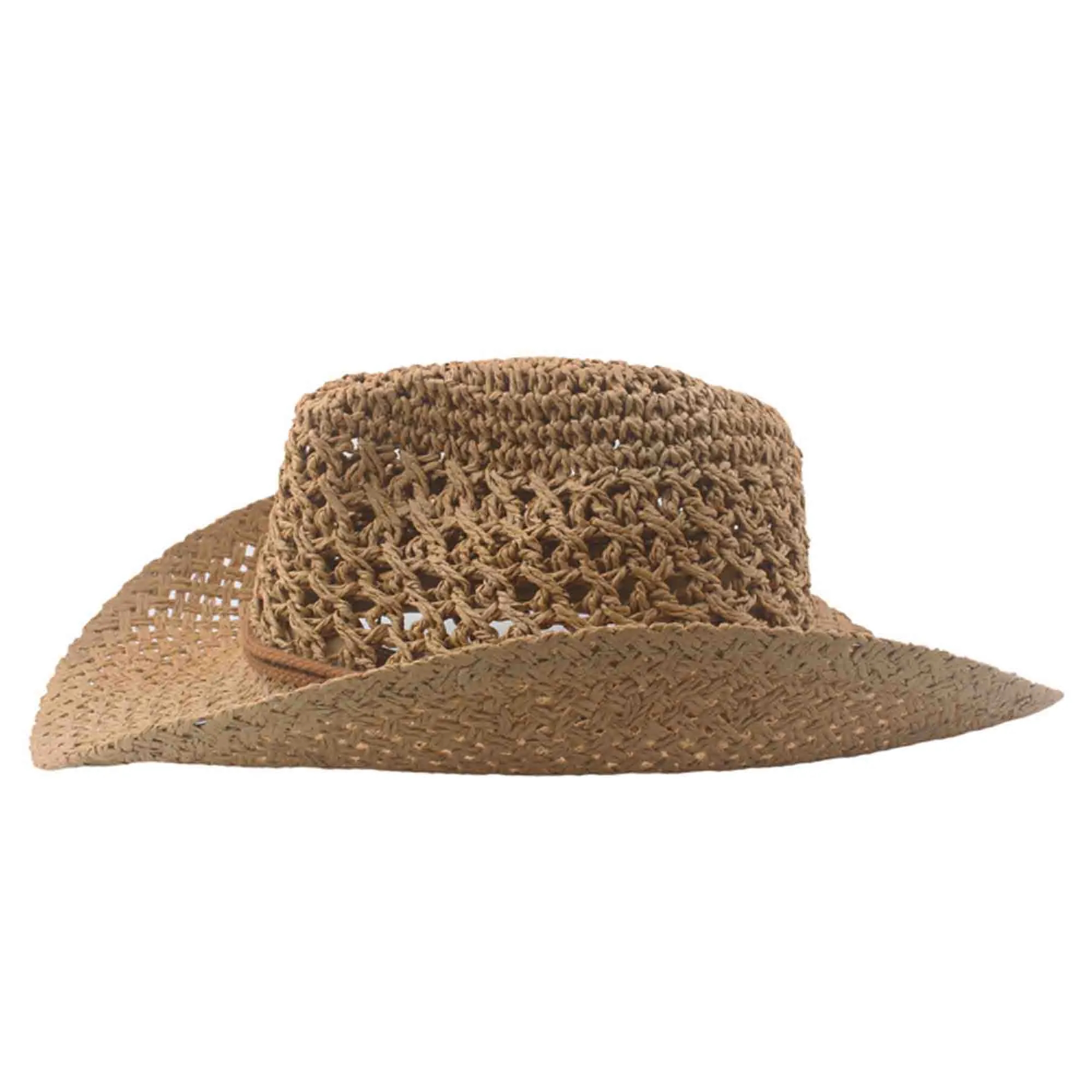 Gambler Straw Hat Skimmer Boater 3