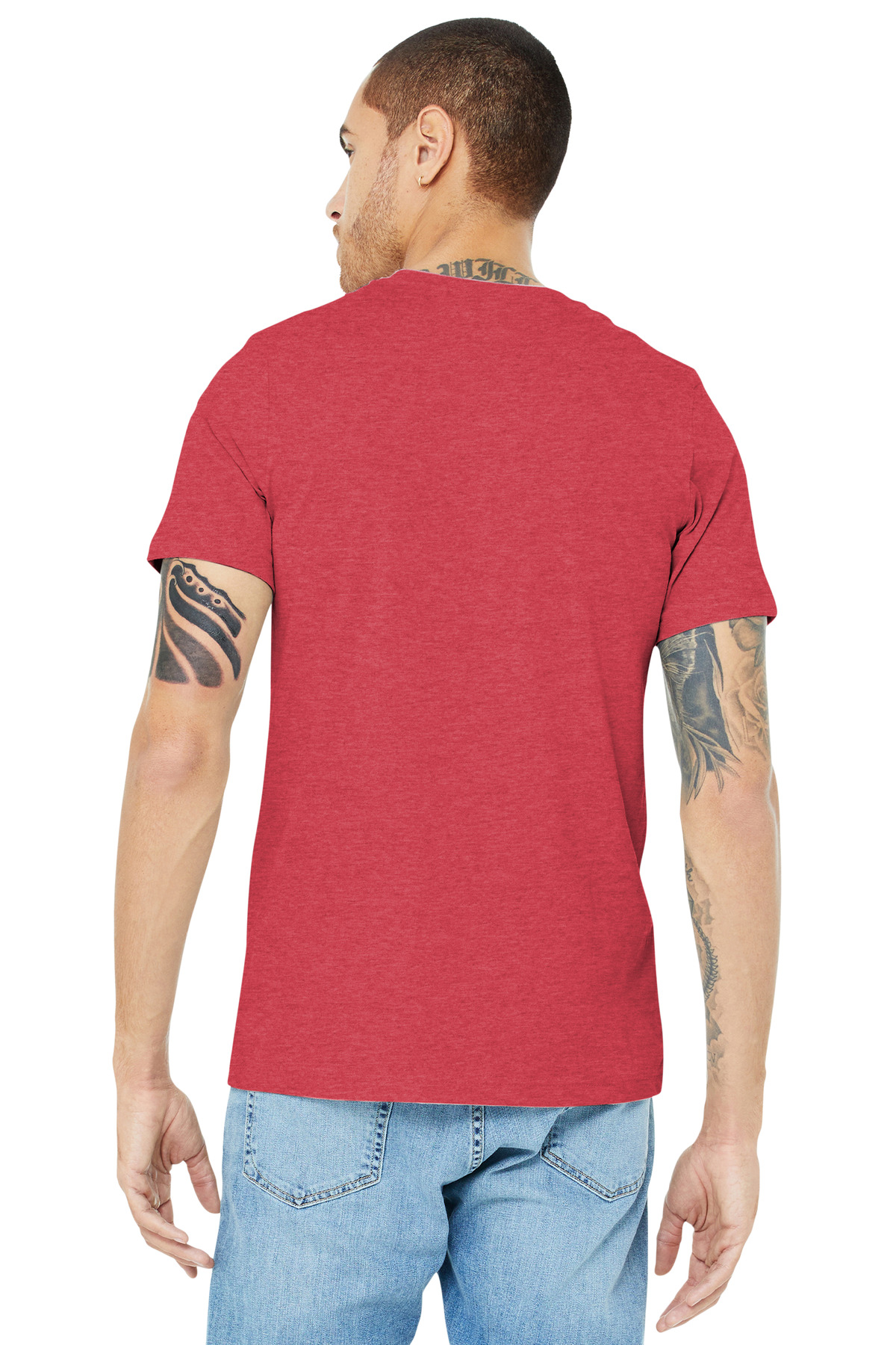 BELLA+CANVAS Unisex Heather CVC Short Sleeve Tee. BC3001CVC 362