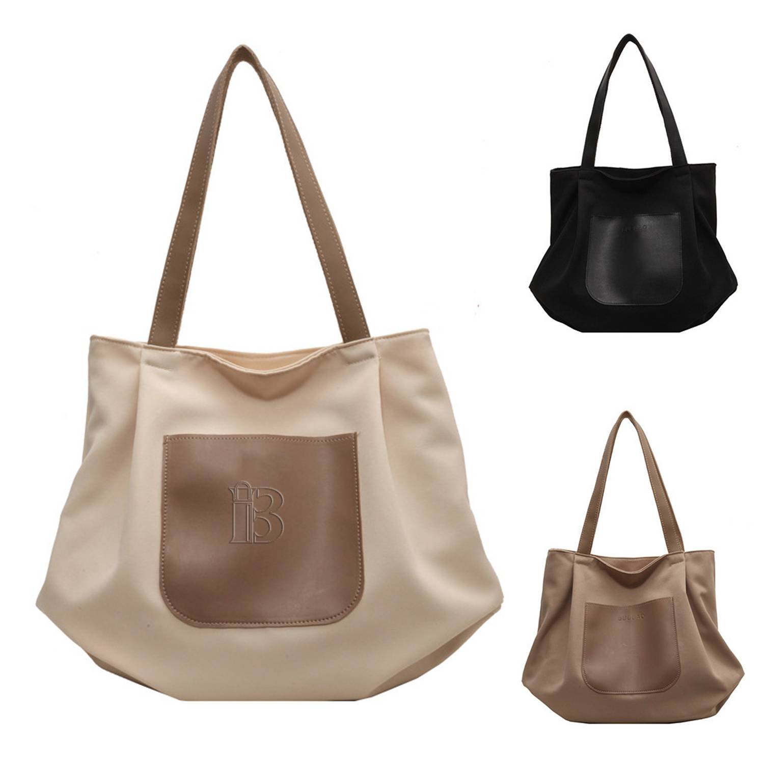 Canvas large-capacity casual shoulder bag 9