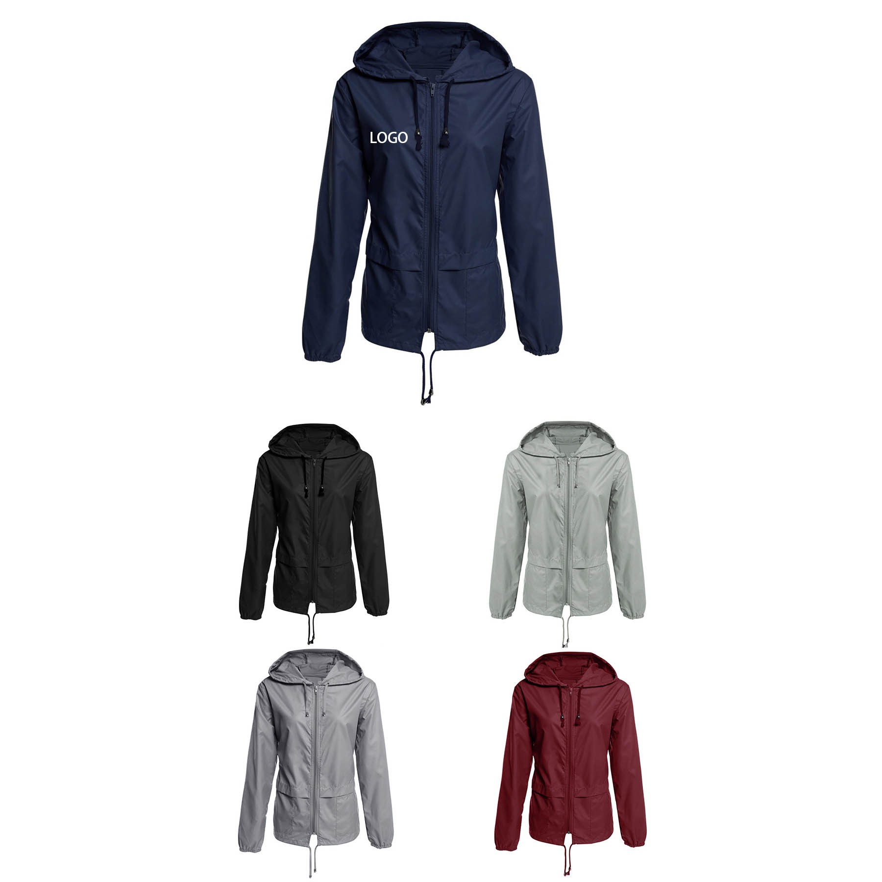 Women Waterproof Rain Jacket