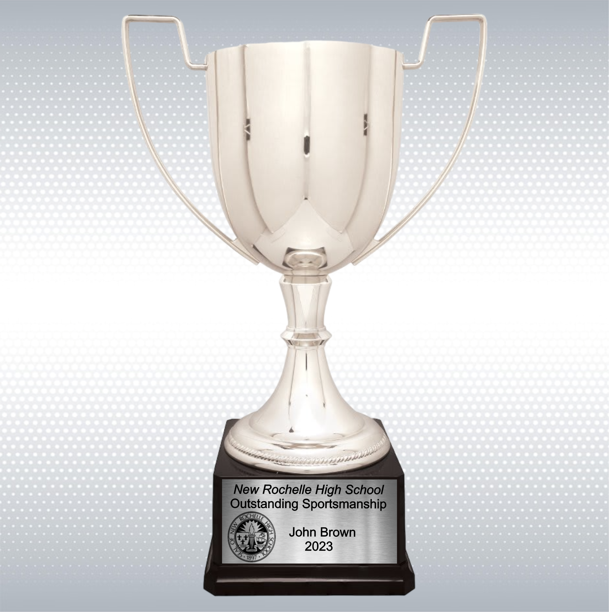 17 1/2" Completed Zinc Cup Trophy on Plastic Base 7