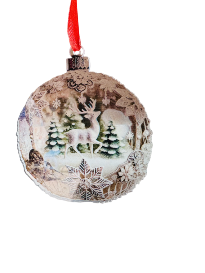 Transparent Acrylic Ornament 2