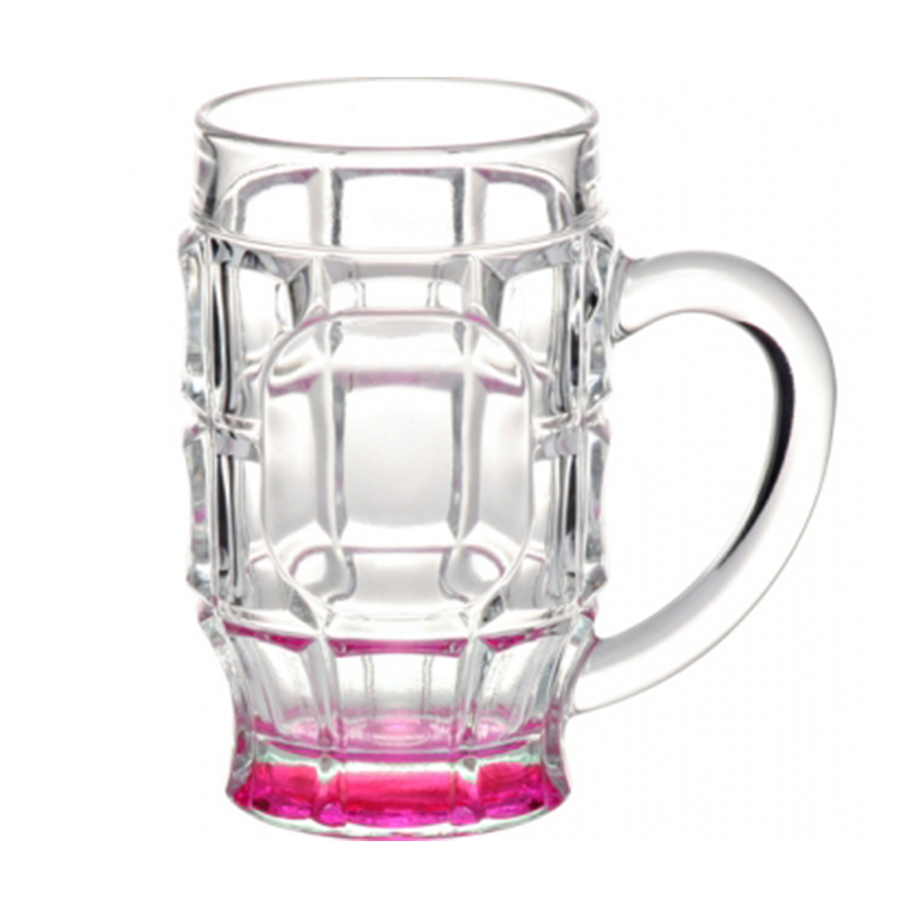 Durwin Dimpled Glass Beer Mugs - 17.75 OZ. 4
