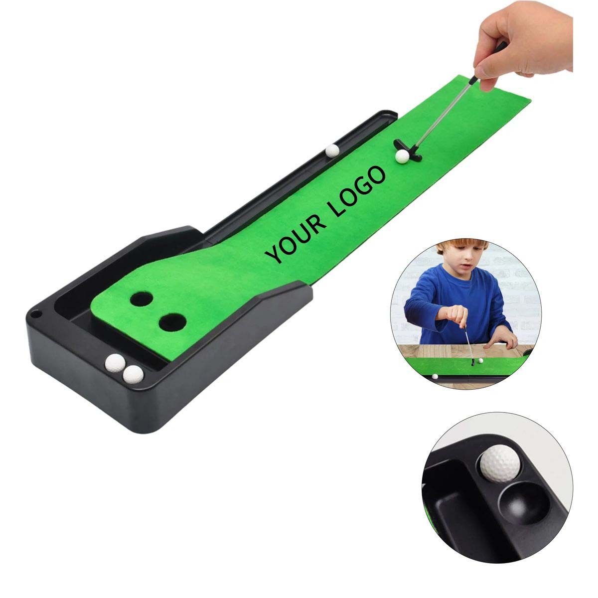 Compact Golf Putting Mat for Office Use 2