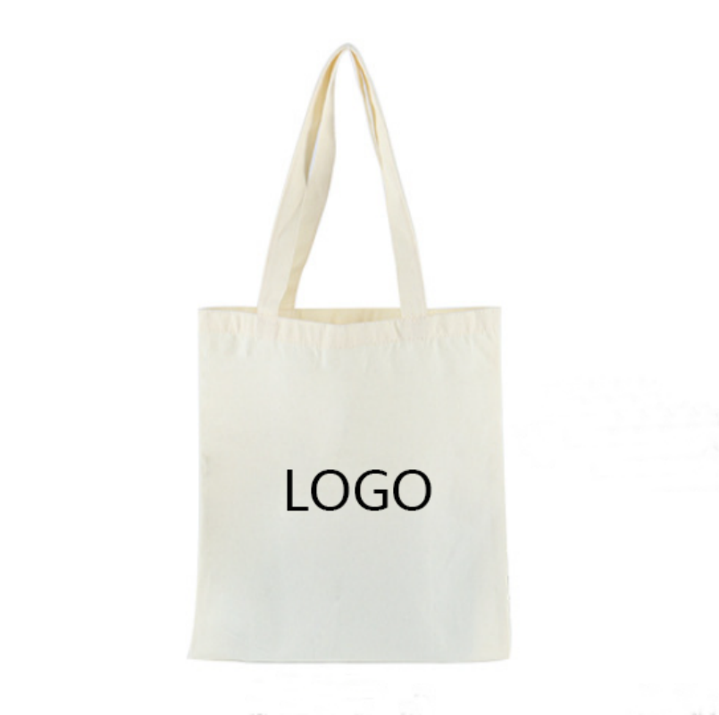 Customized LOGO canvas bag, custom tote bag with logo imprint 4
