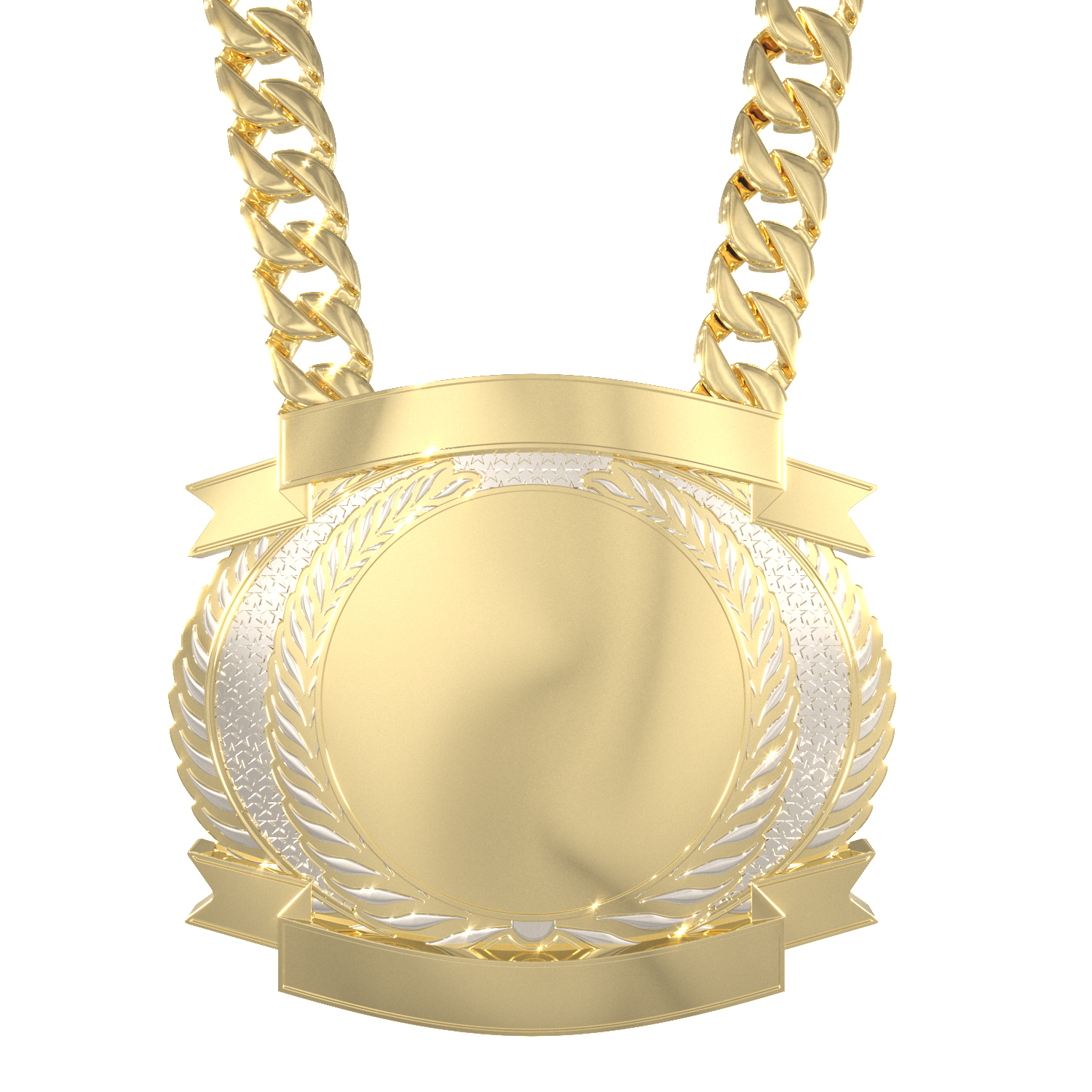 Express Vibraprint® Dual Plated Champ Chain w/ Premium Chain 9