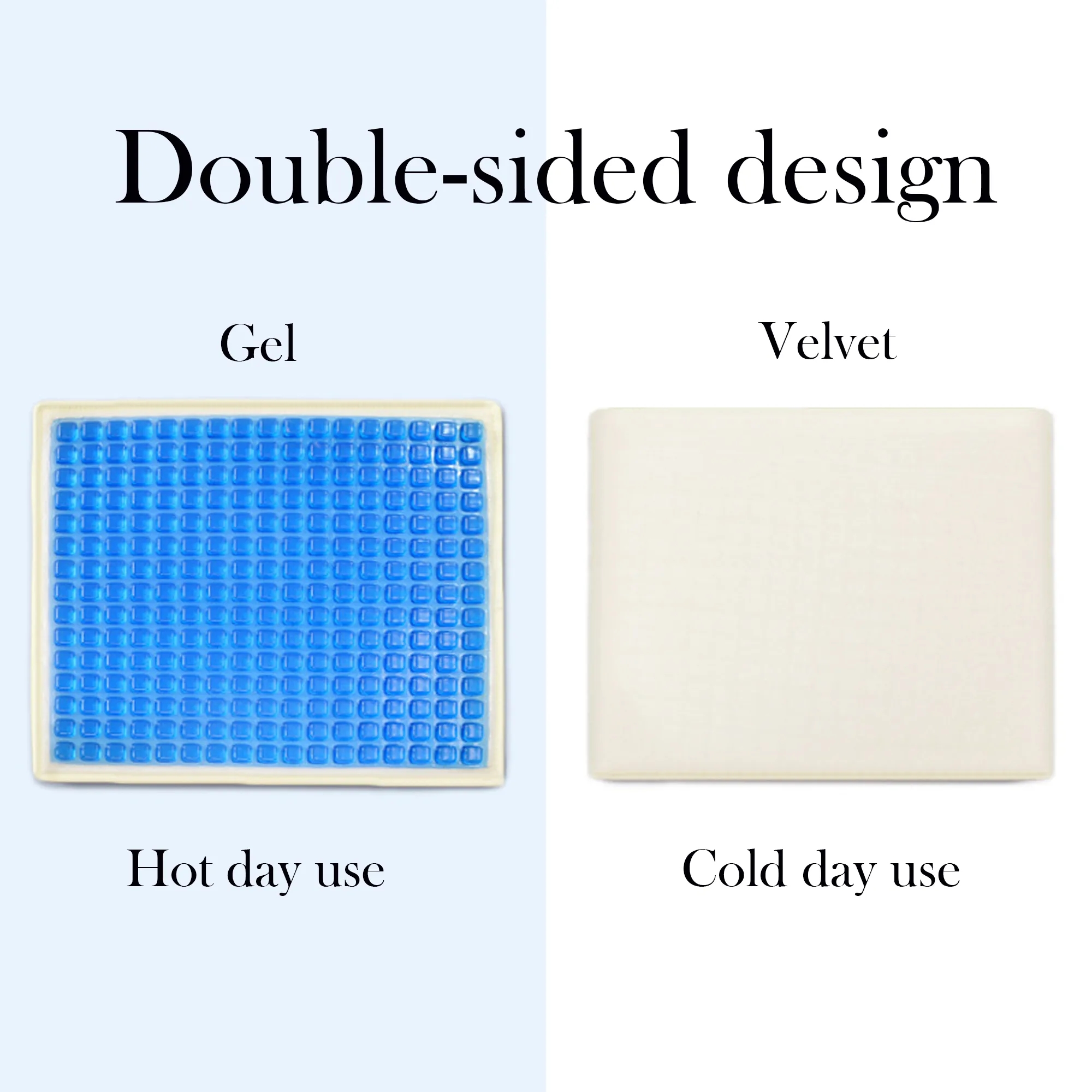 Double-sided Gel And Velvet Seat Cushion (Full Color) 3