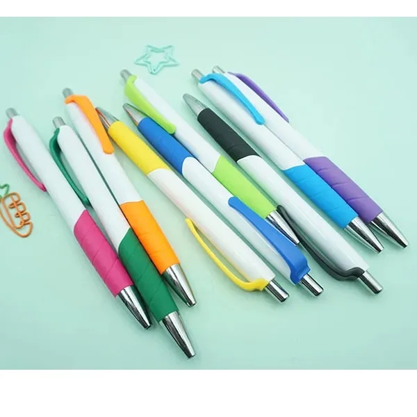 Custom Soft Rubber Grip Ballpoint Pen 2