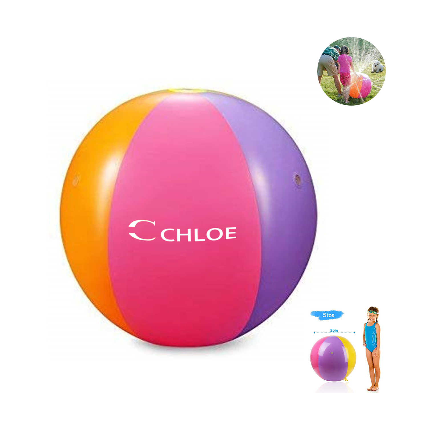 Inflatable Sprinkler Water Ball 2