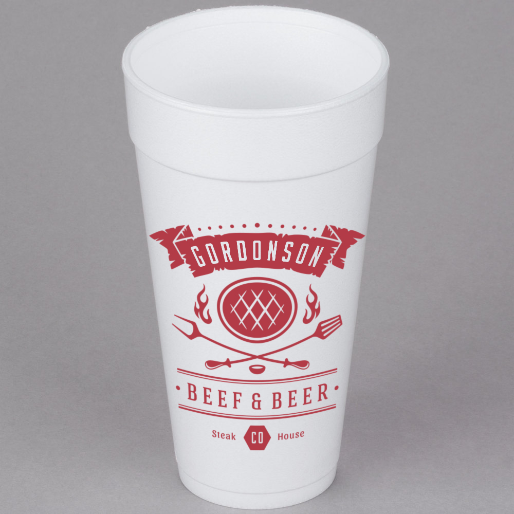 24 oz. Styrofoam Party Cup 2