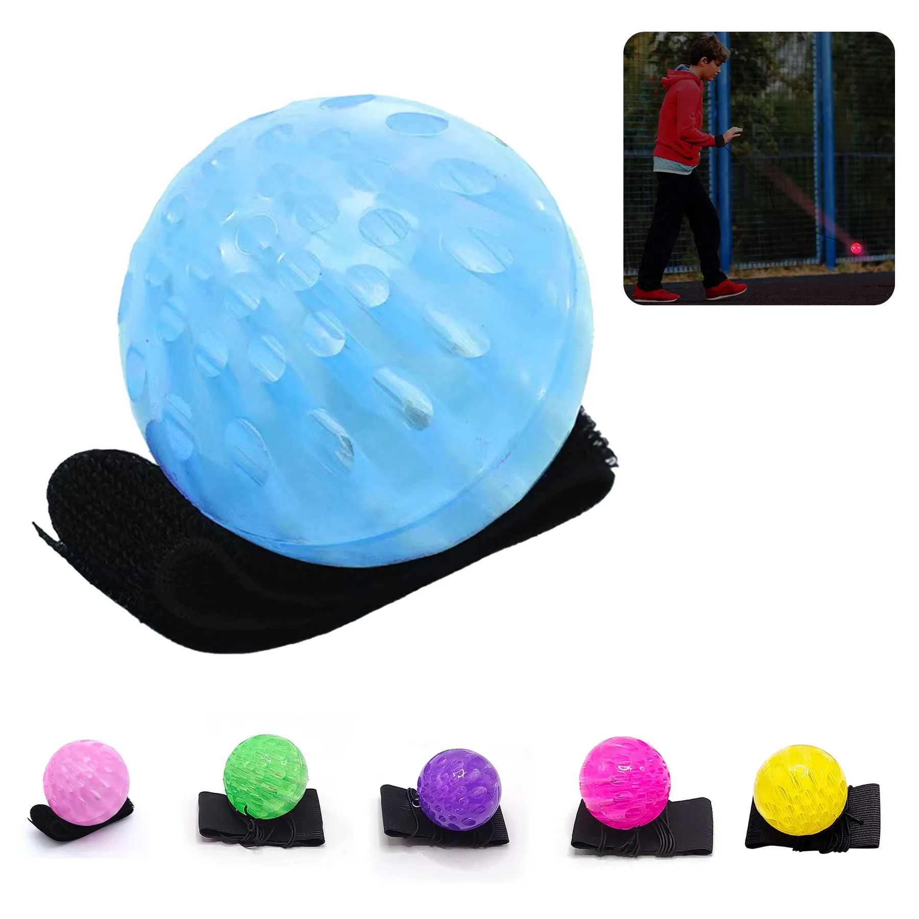 ArtCreativity Light Up Orbit Wrist Balls 2