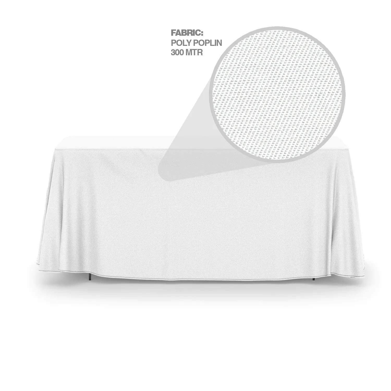 4 Sided 5ft Drape Cover 3