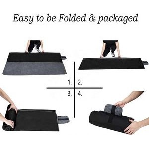 Outdoor Foldable Waterproof Blanket with Sherpa Lining 3