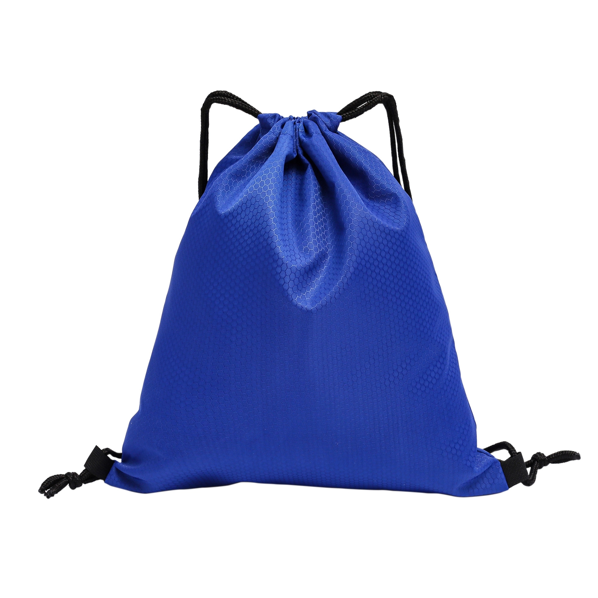 600D Soccer Pattern Polyester Drawstring Bag 5