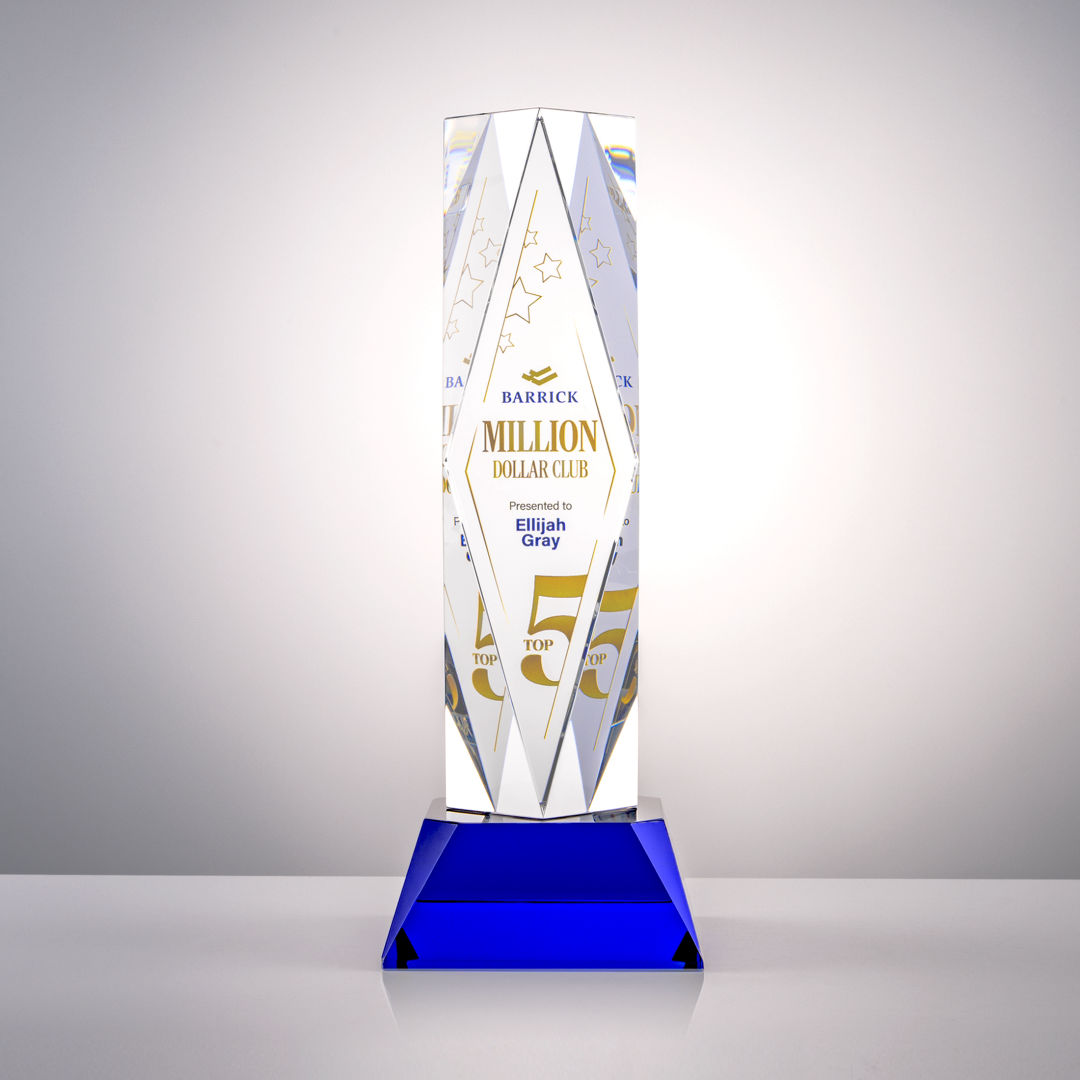 President VividPrint™ Award on Base - Blue 4