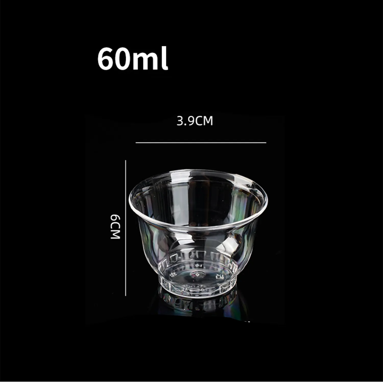 10OZ Hard Disposable Plastic Transparent Cup 6