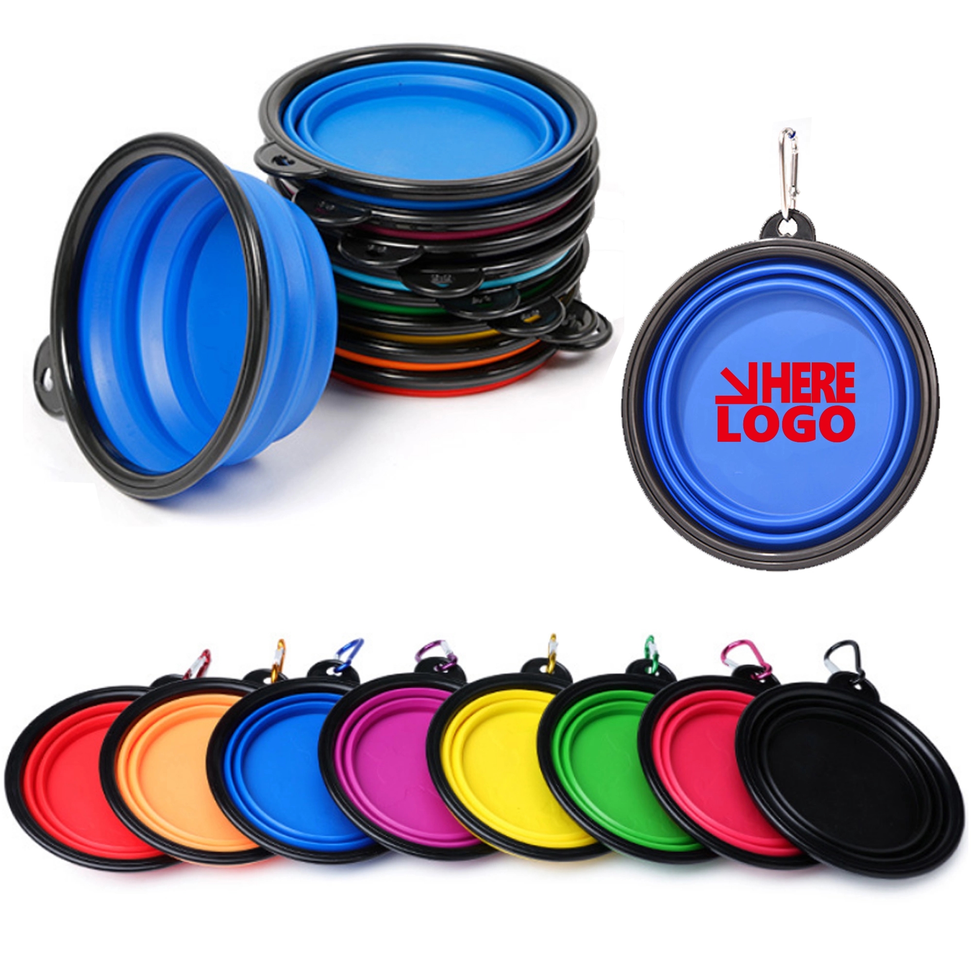 Foldable Silicone Dog Bowl 1