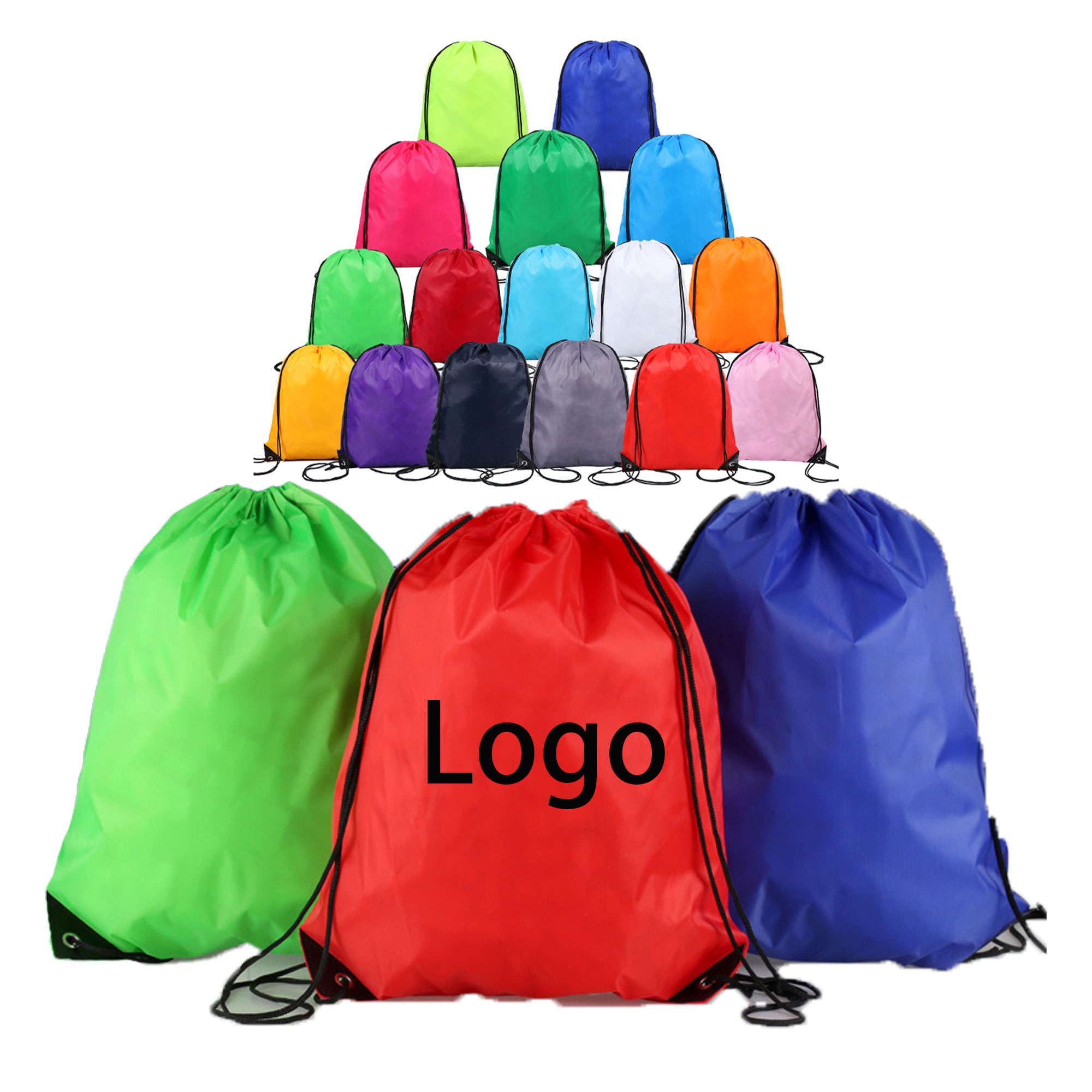 Stylish Polyester String Backpack 1