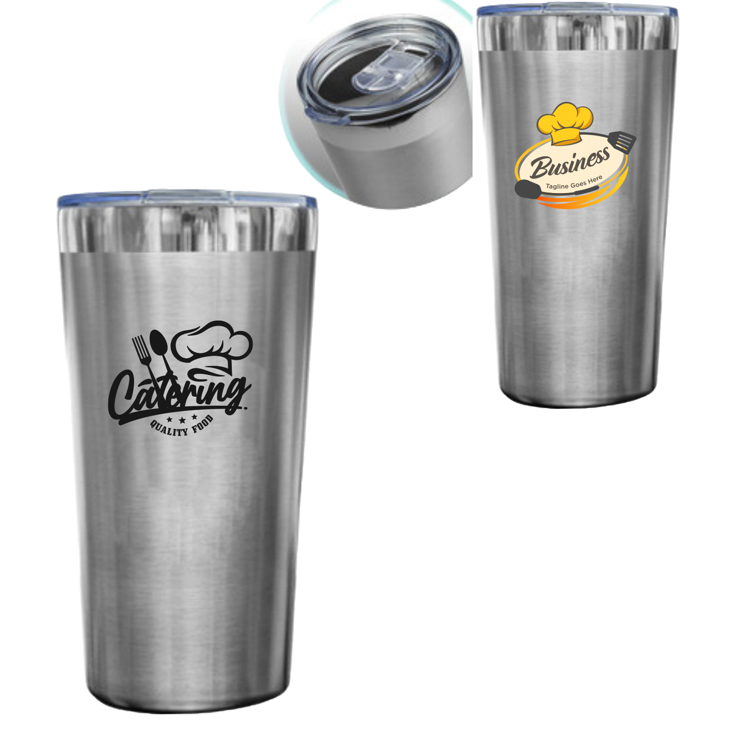16 oz. Hakatan Vacuum Insulated Steel Travel Mugs 2