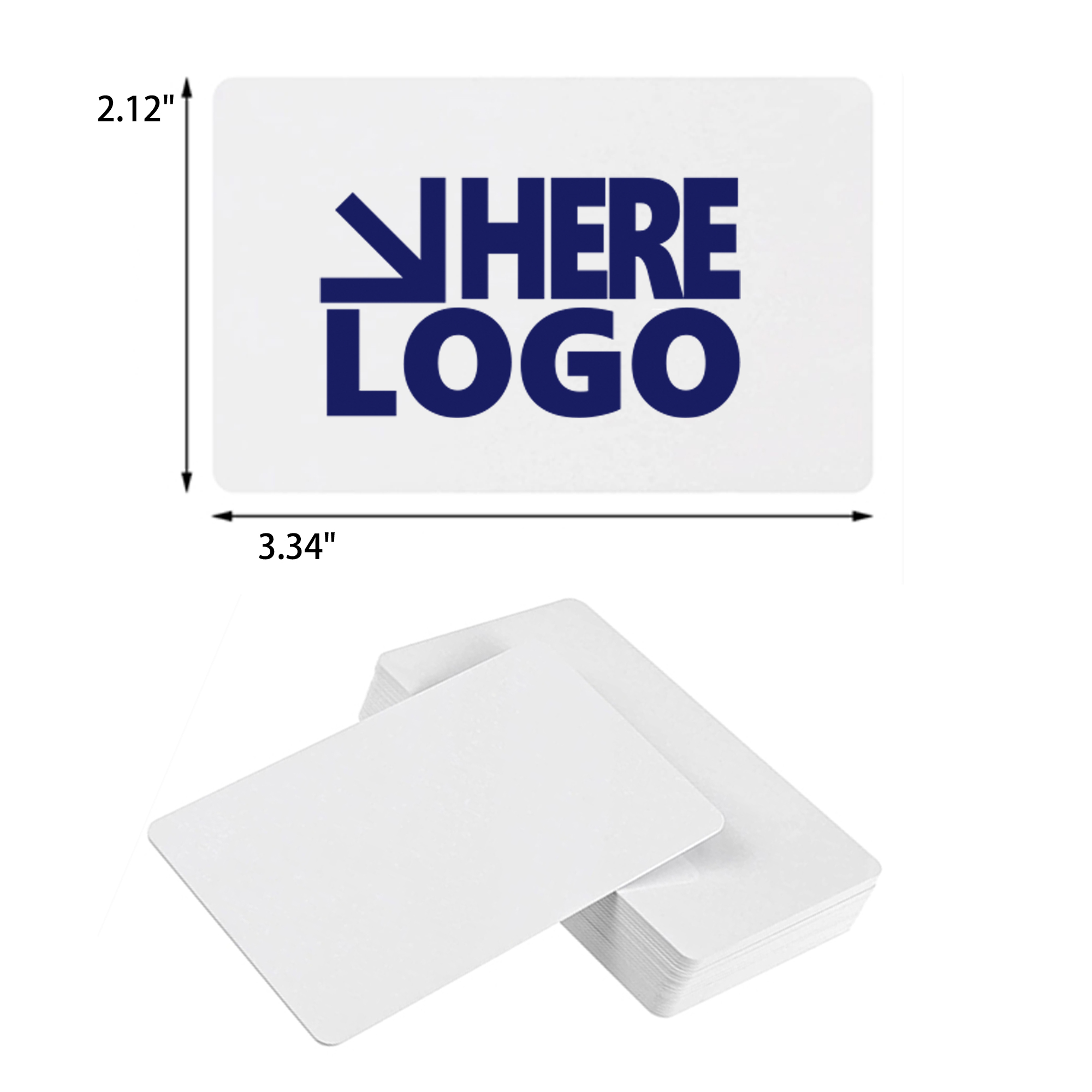 Stylish PVC Plastic ID Card 1