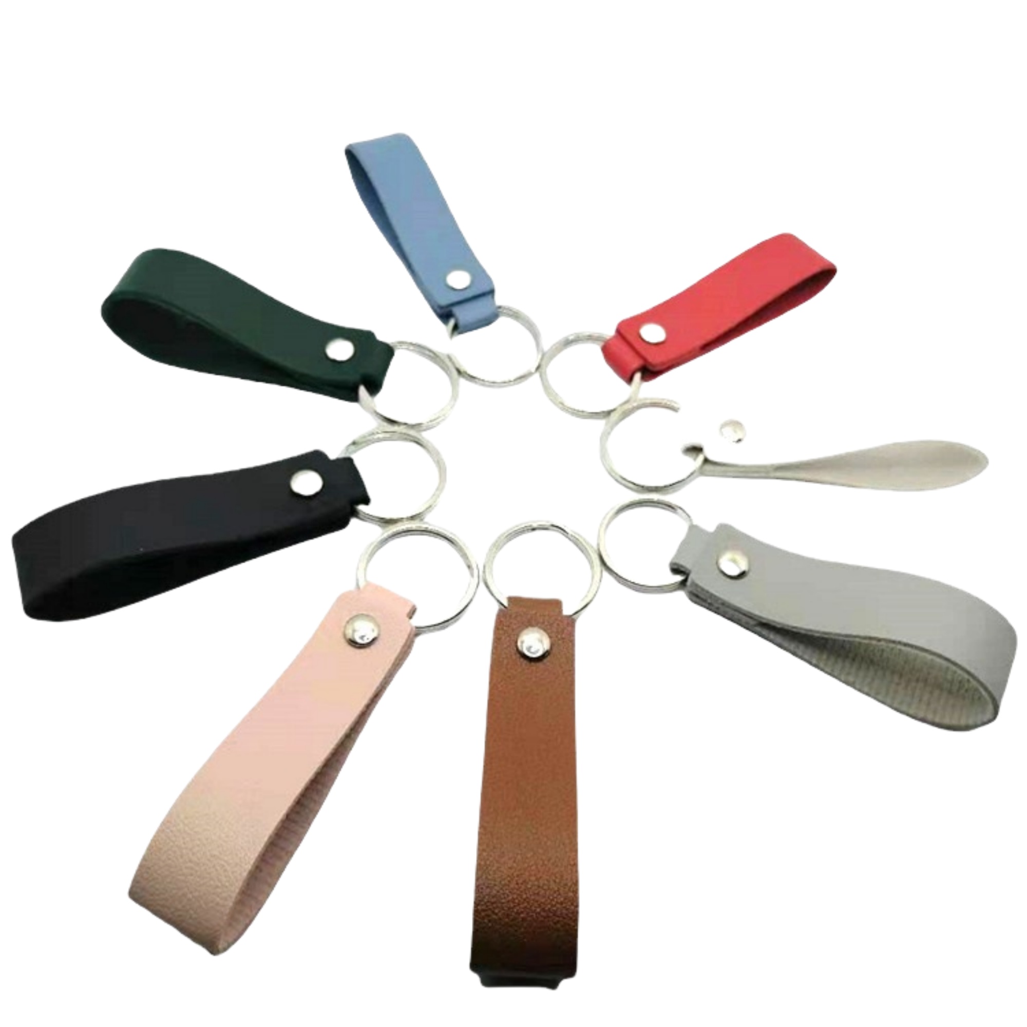 Pu Simple Car Keychain 1