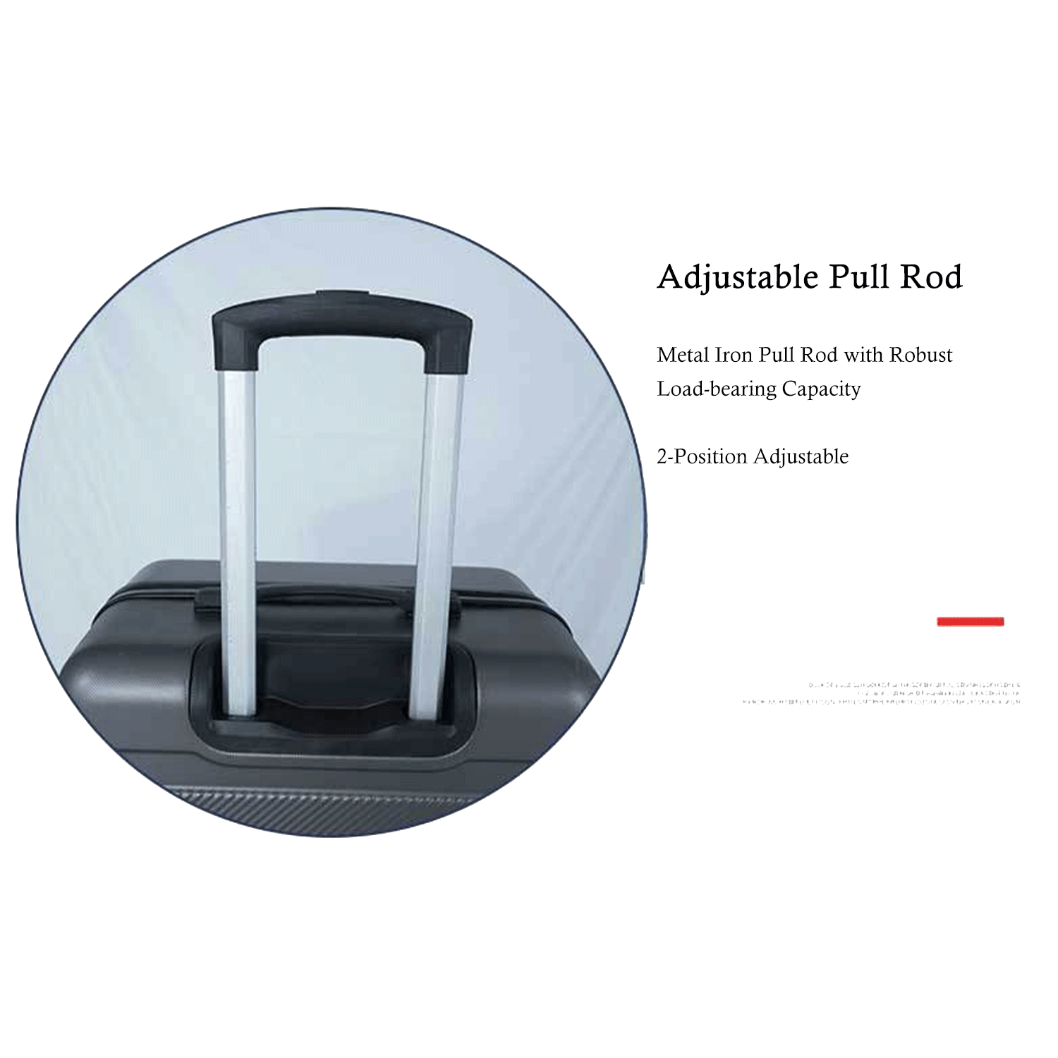 20 inch ABS Suitcase w/ a secure combination lock 6